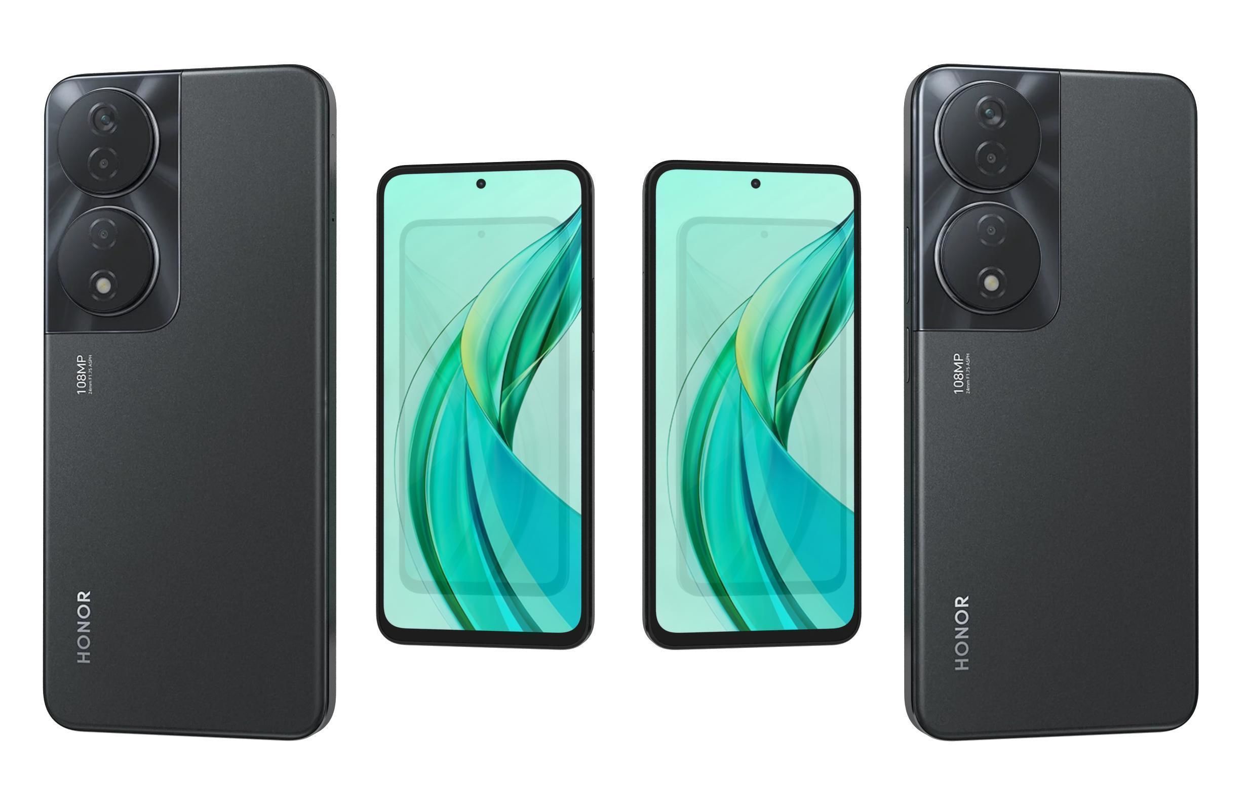 Honor 90 Smart Black 3D model_3