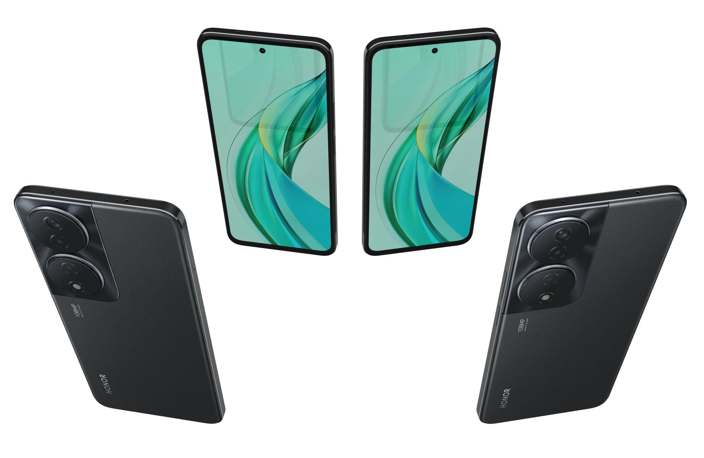 Honor 90 Smart Black 3D model_4