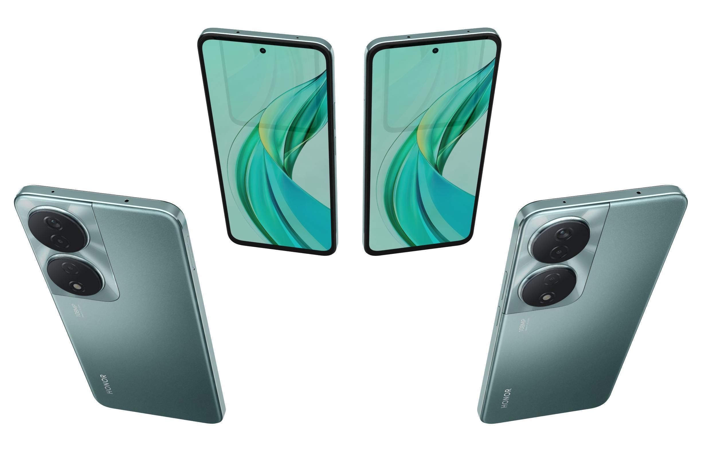 Honor 90 Smart Green 3D model_4