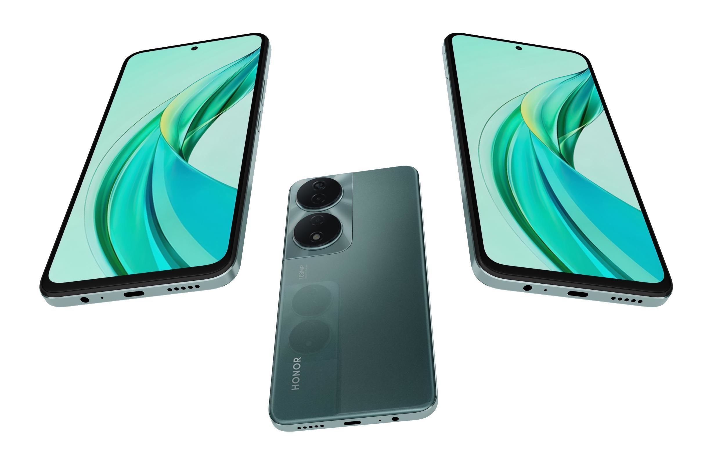 Honor 90 Smart Green 3D model_2