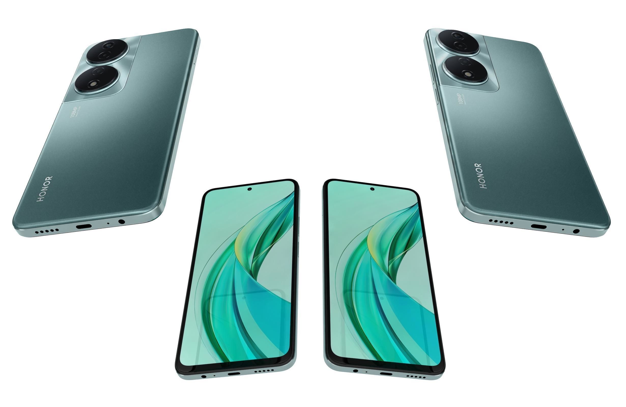 Honor 90 Smart Green 3D model_5