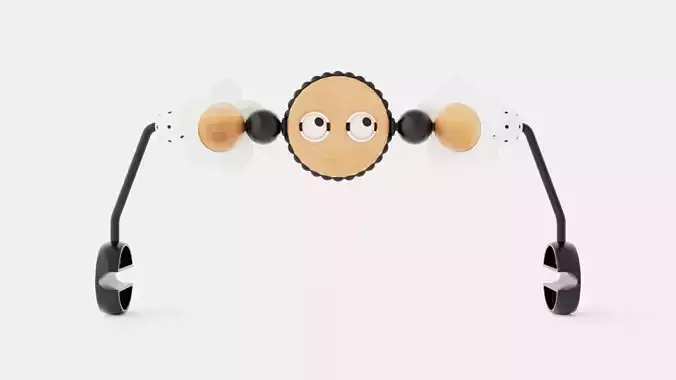 Toy for Babysitter - Mischievous eyes Black or white