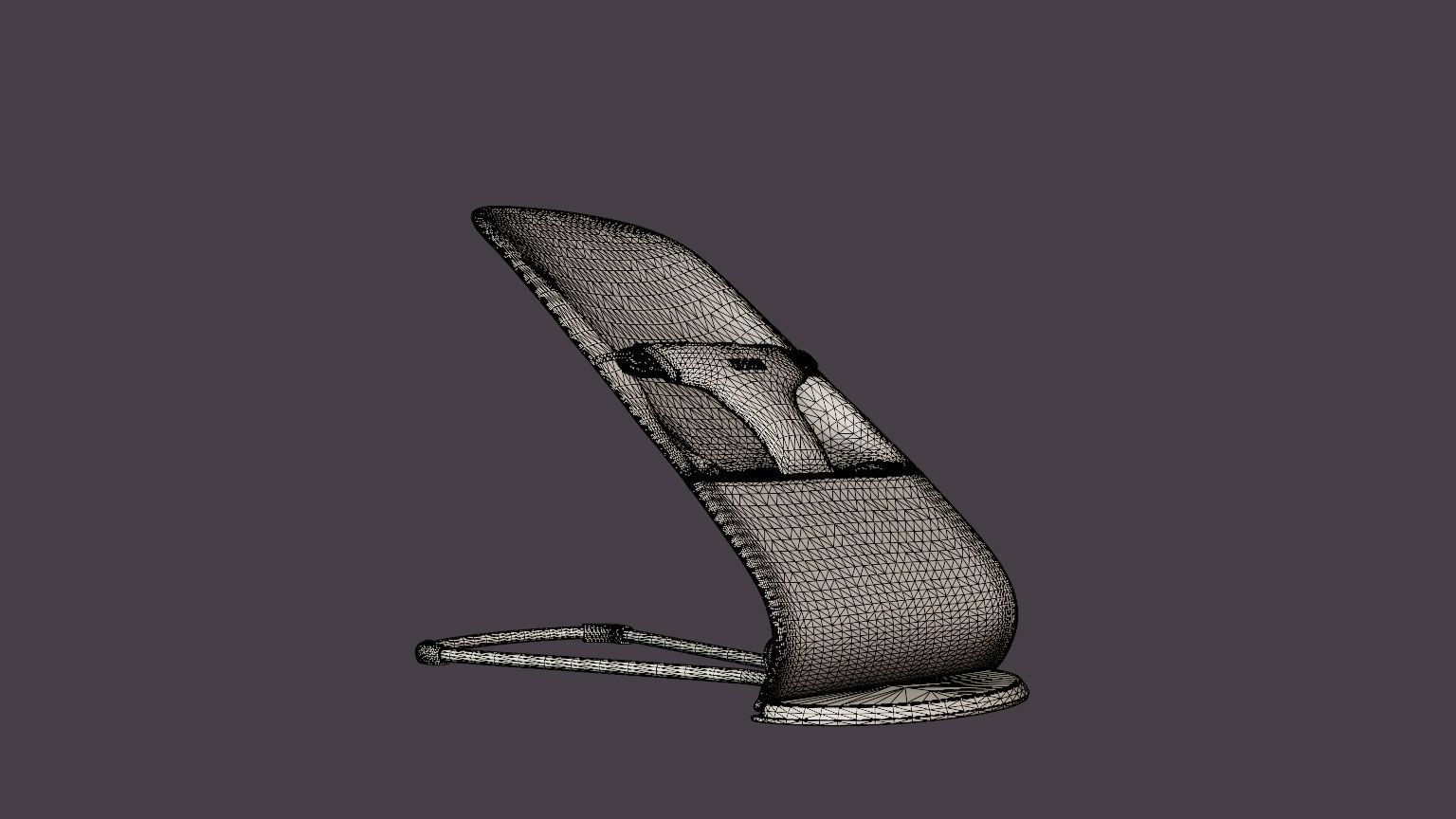 Bouncer Bliss Babysitter Low-poly 3D model_7