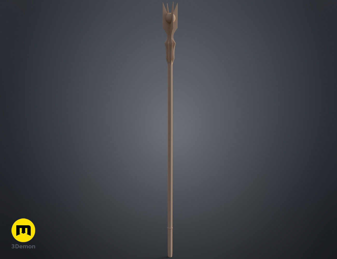 Saruman staff 3D print model_7