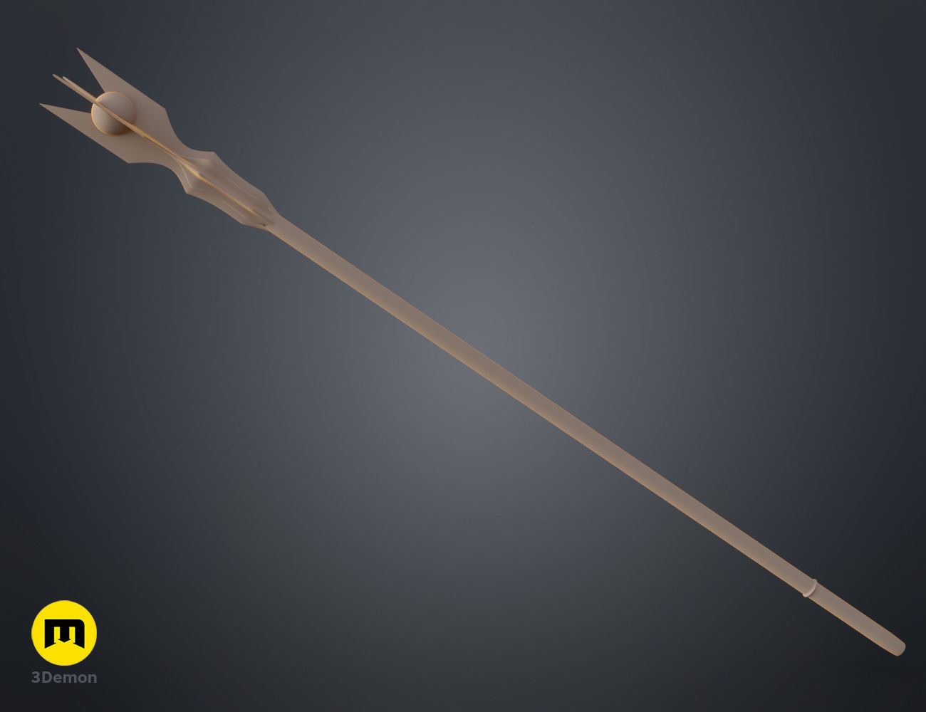 Saruman staff 3D print model_10