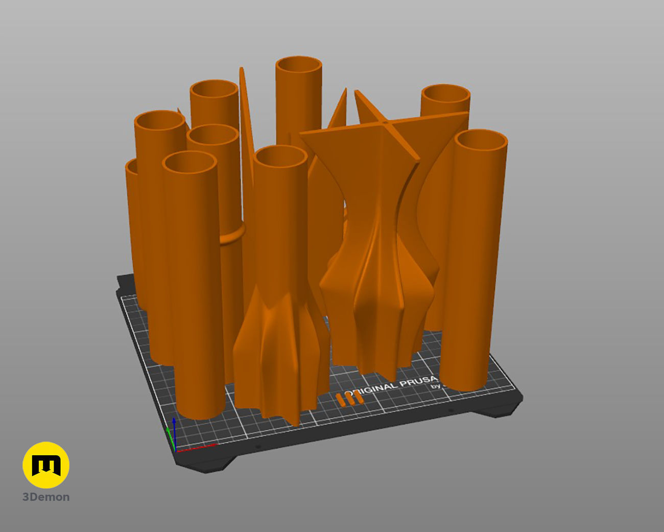 Saruman staff 3D print model_5