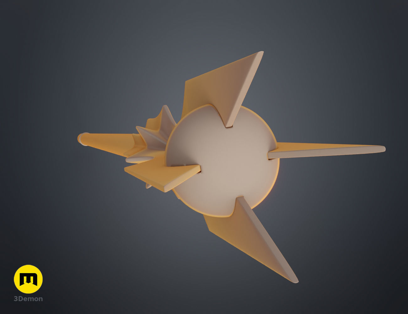 Saruman staff 3D print model_6