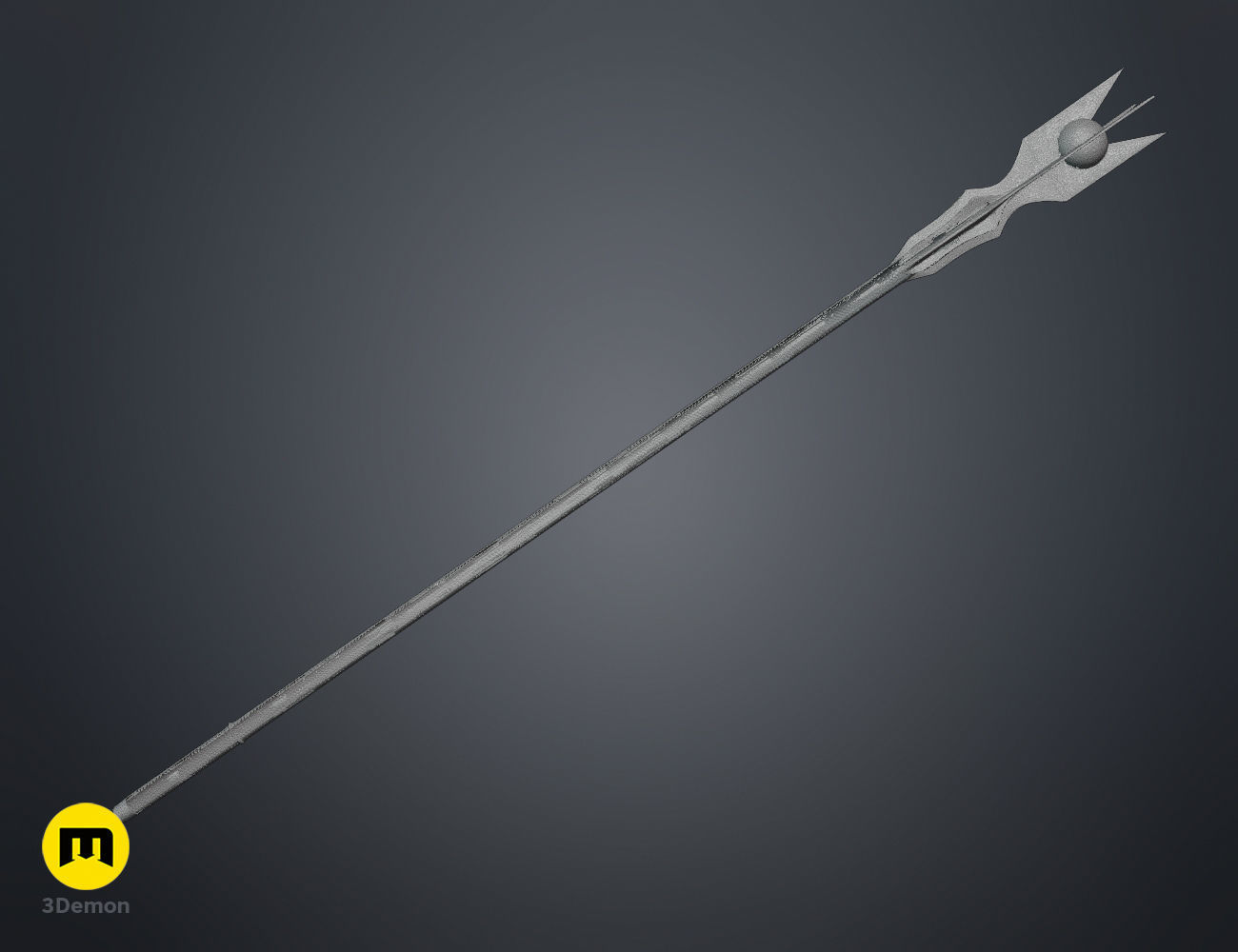 Saruman staff 3D print model_11