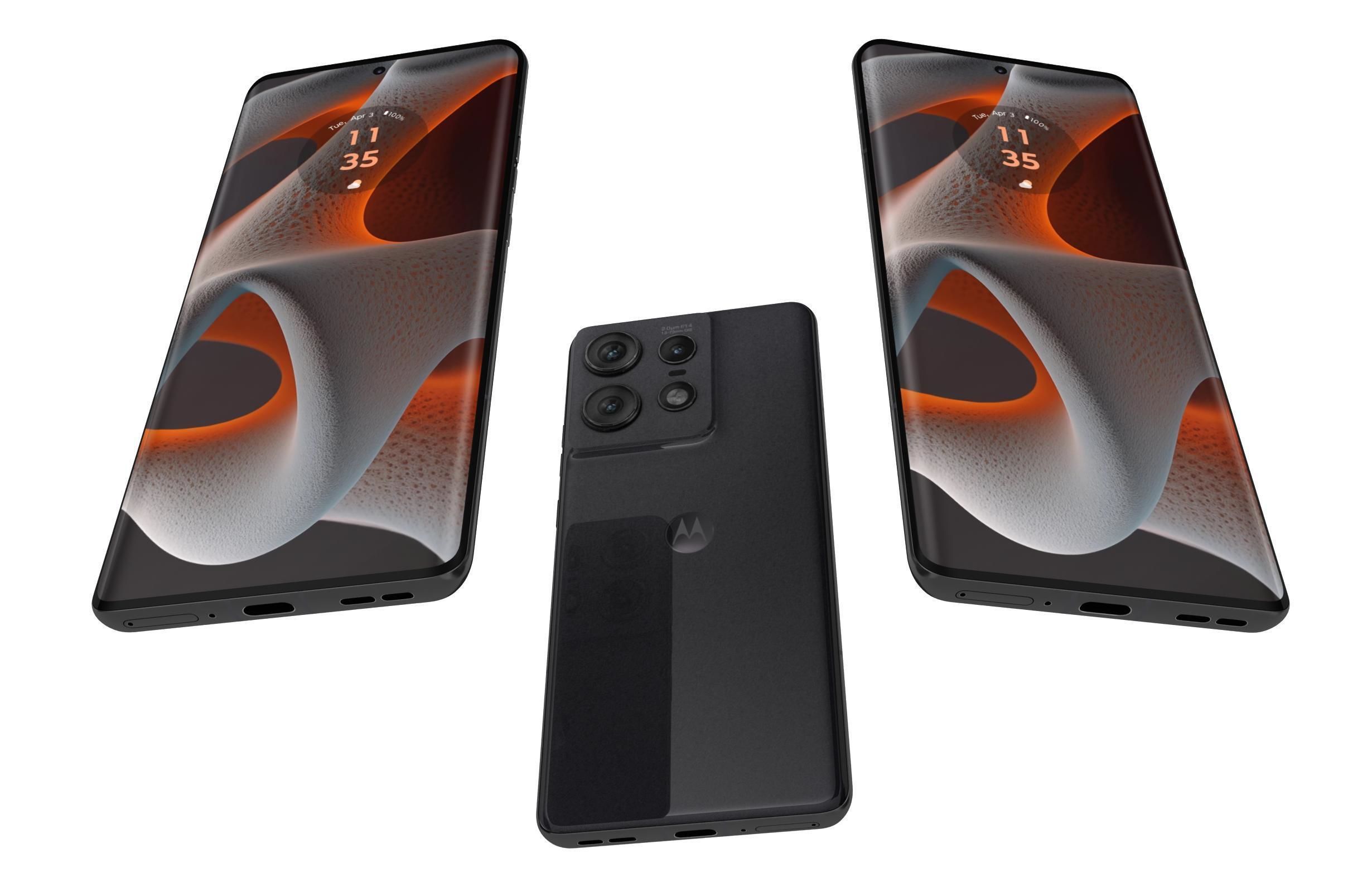 Motorola Edge 50 Pro Black 3D model_2