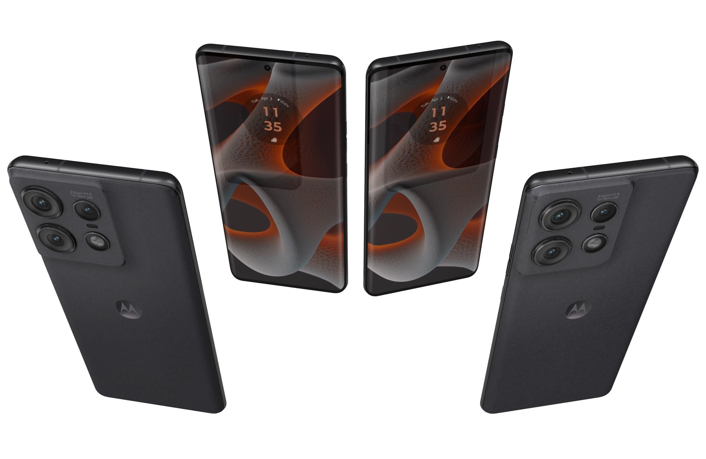 Motorola Edge 50 Pro Black 3D model_4