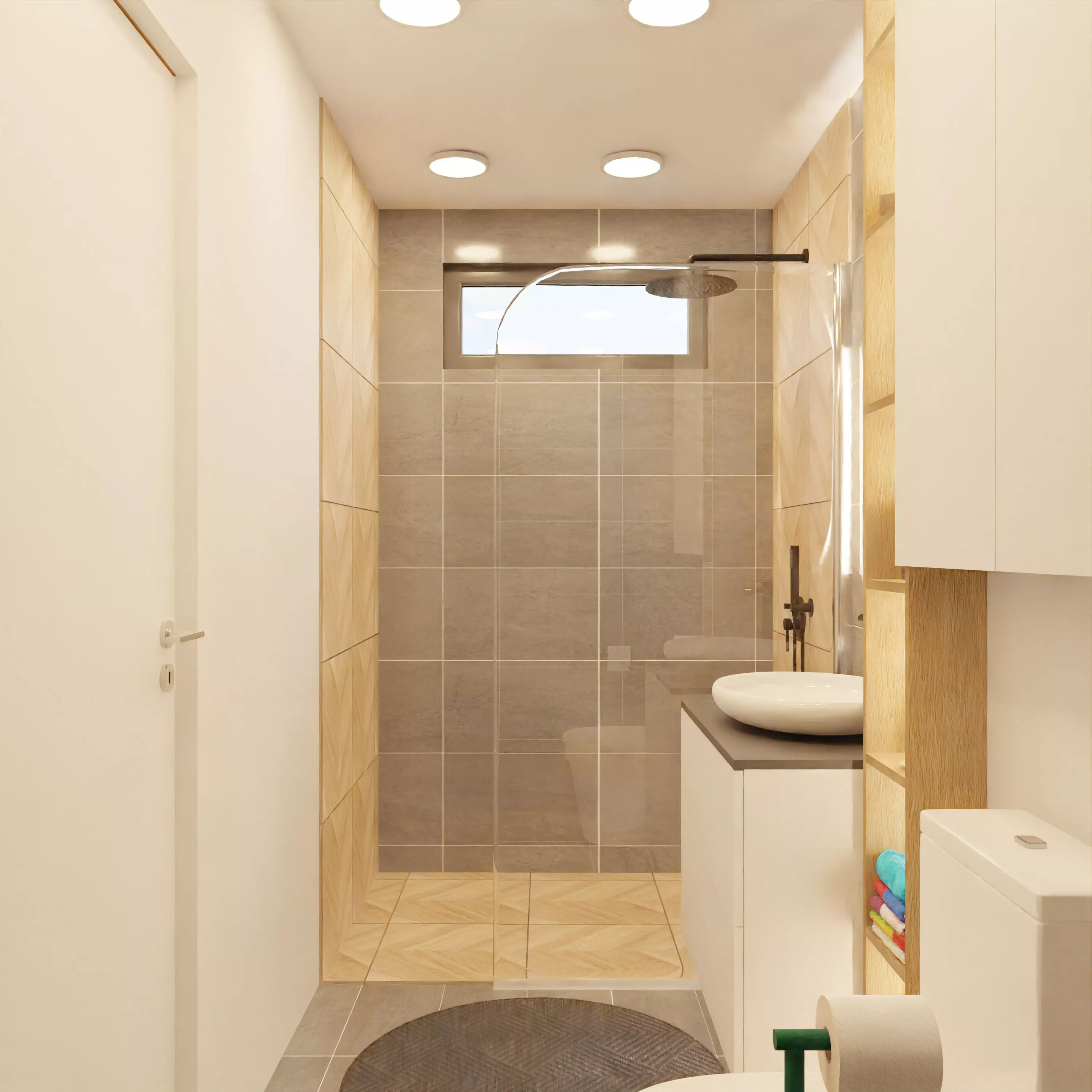 Modern Bathroom 3D model_0