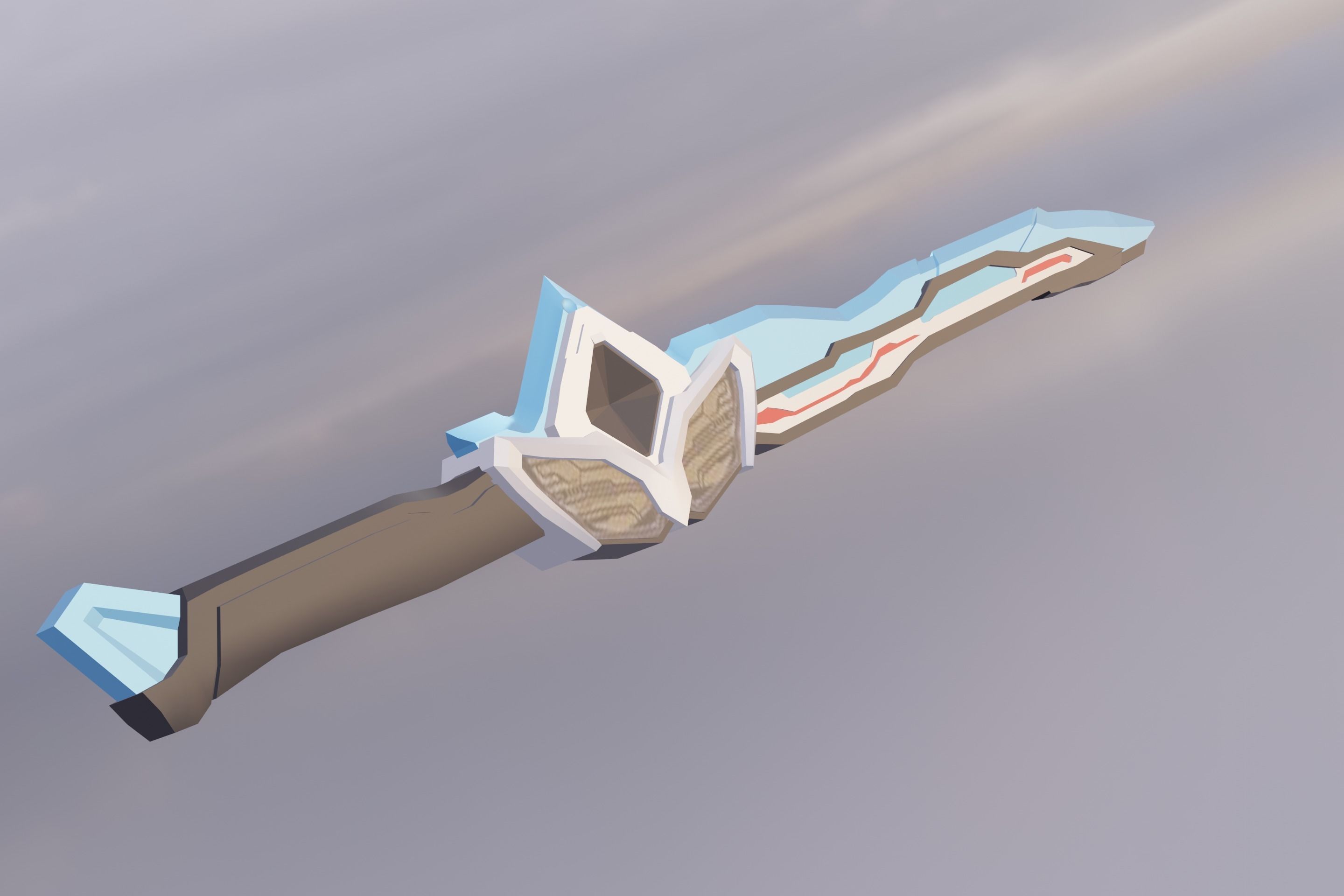 Arc eye sword from Ultraman Arc 3D model_1
