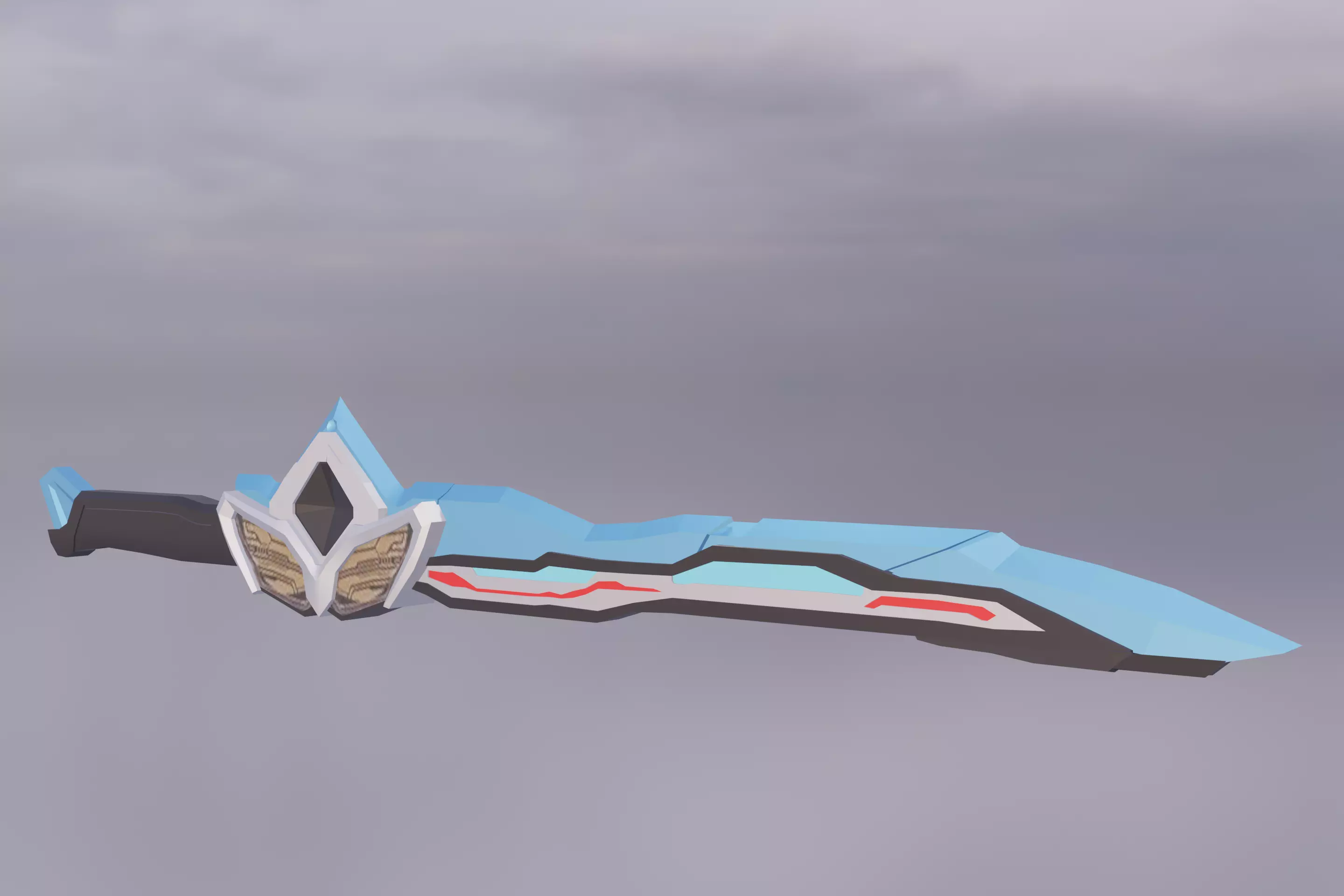 Arc eye sword from Ultraman Arc 3D model_0