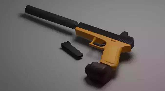 Glock 17 police  Texture