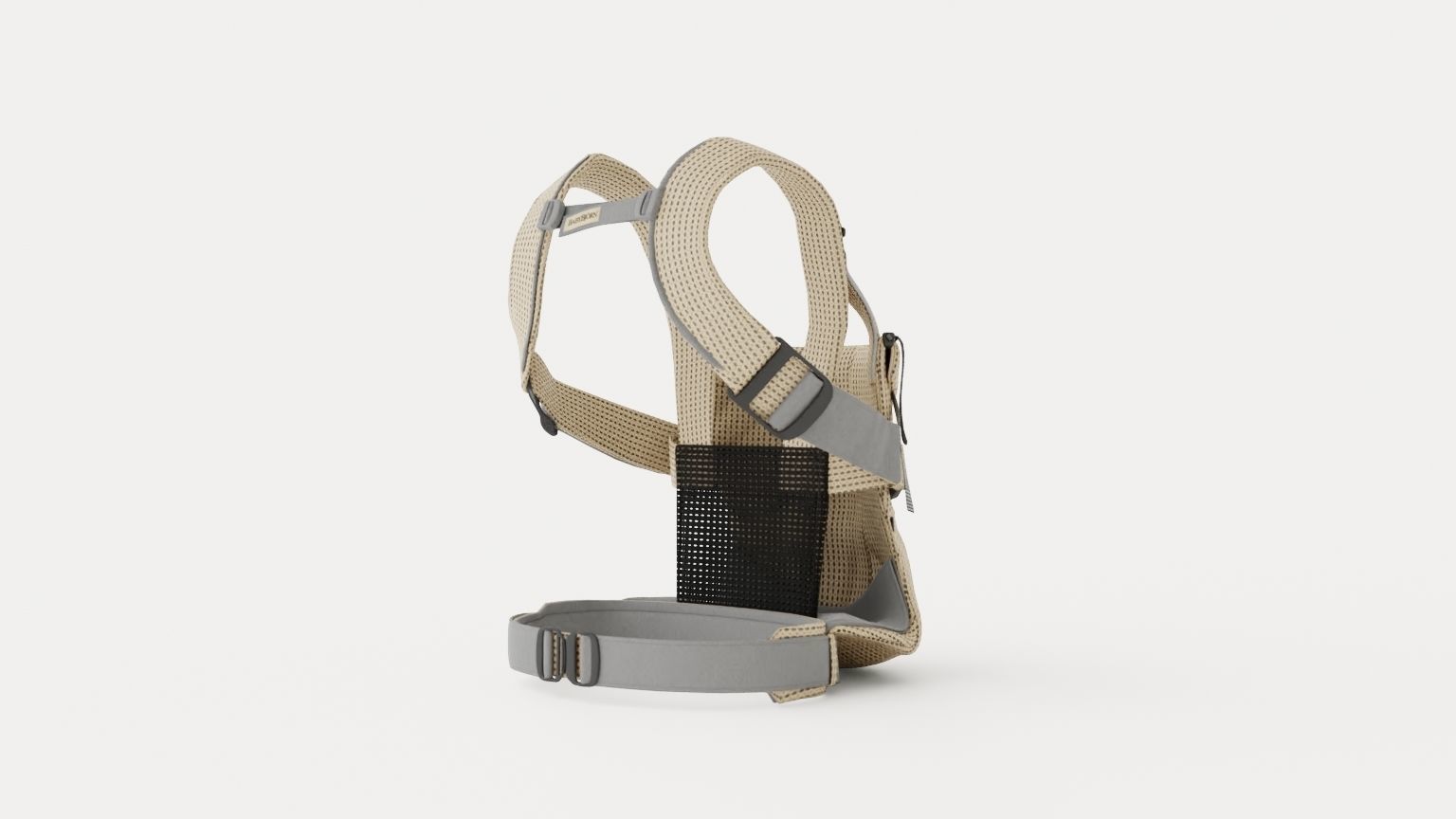 Baby carrier One Air Low-poly 3D model_3