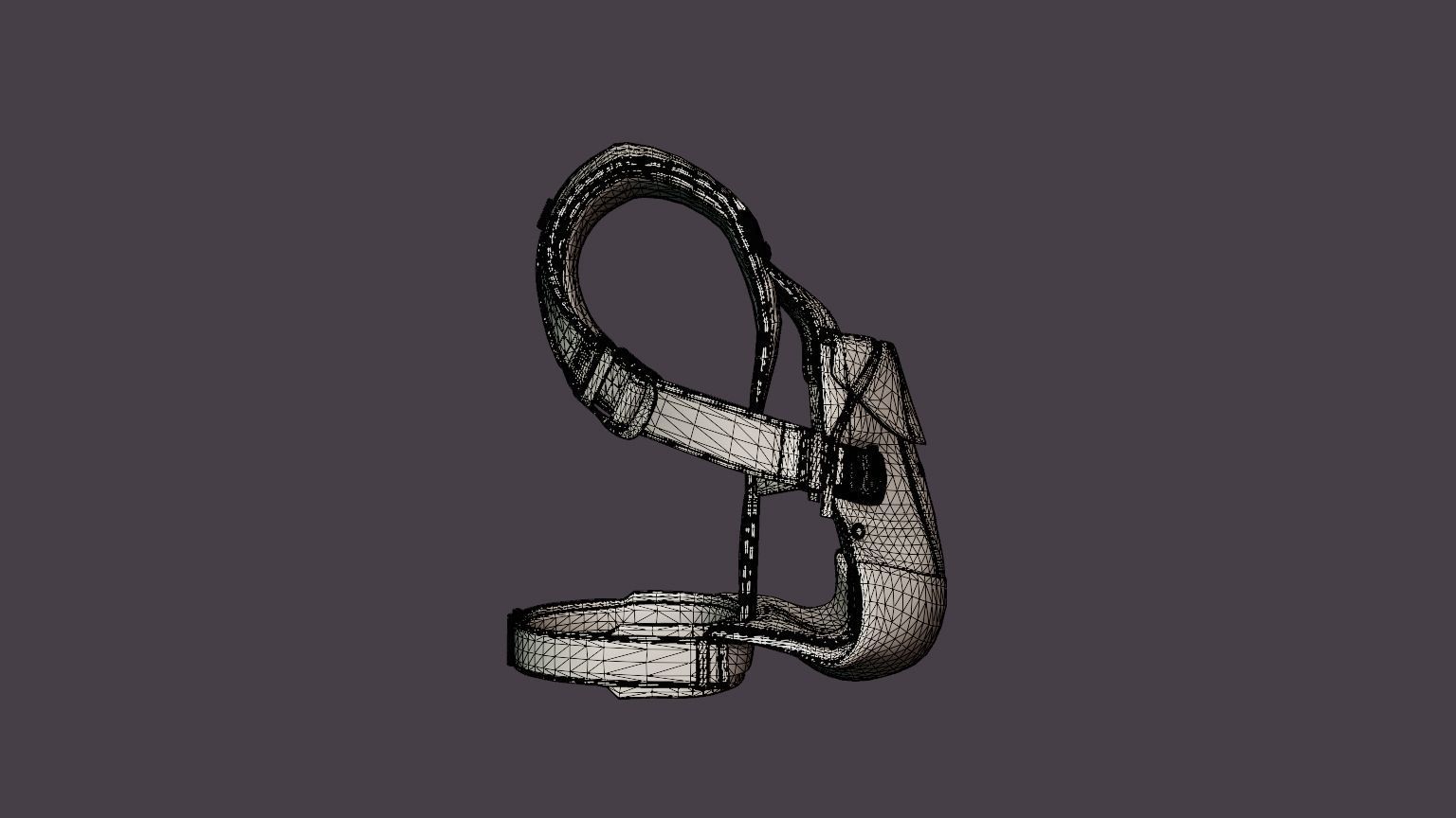 Baby carrier One Air Low-poly 3D model_8