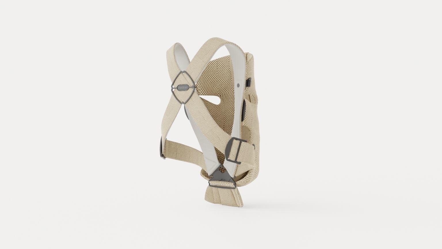 Baby carrier Mini Low-poly 3D model_3