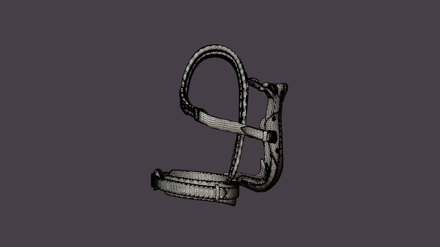 Baby carrier Harmony Low-poly 3D model_8