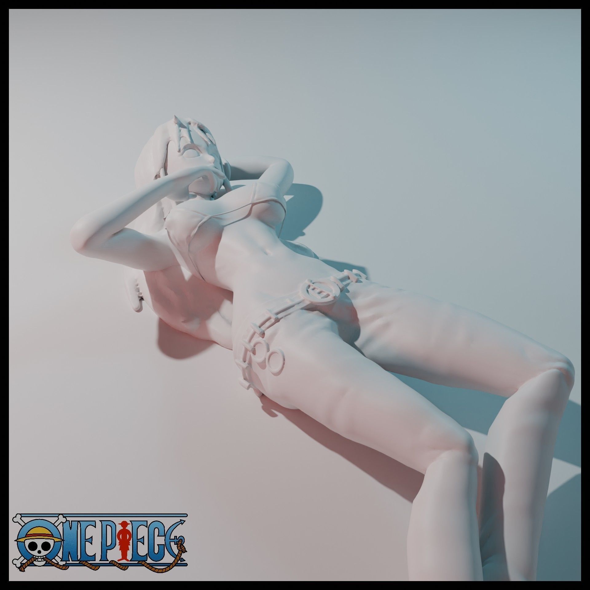 Nami the navigator - ONEPIECE figurine 3D model_20