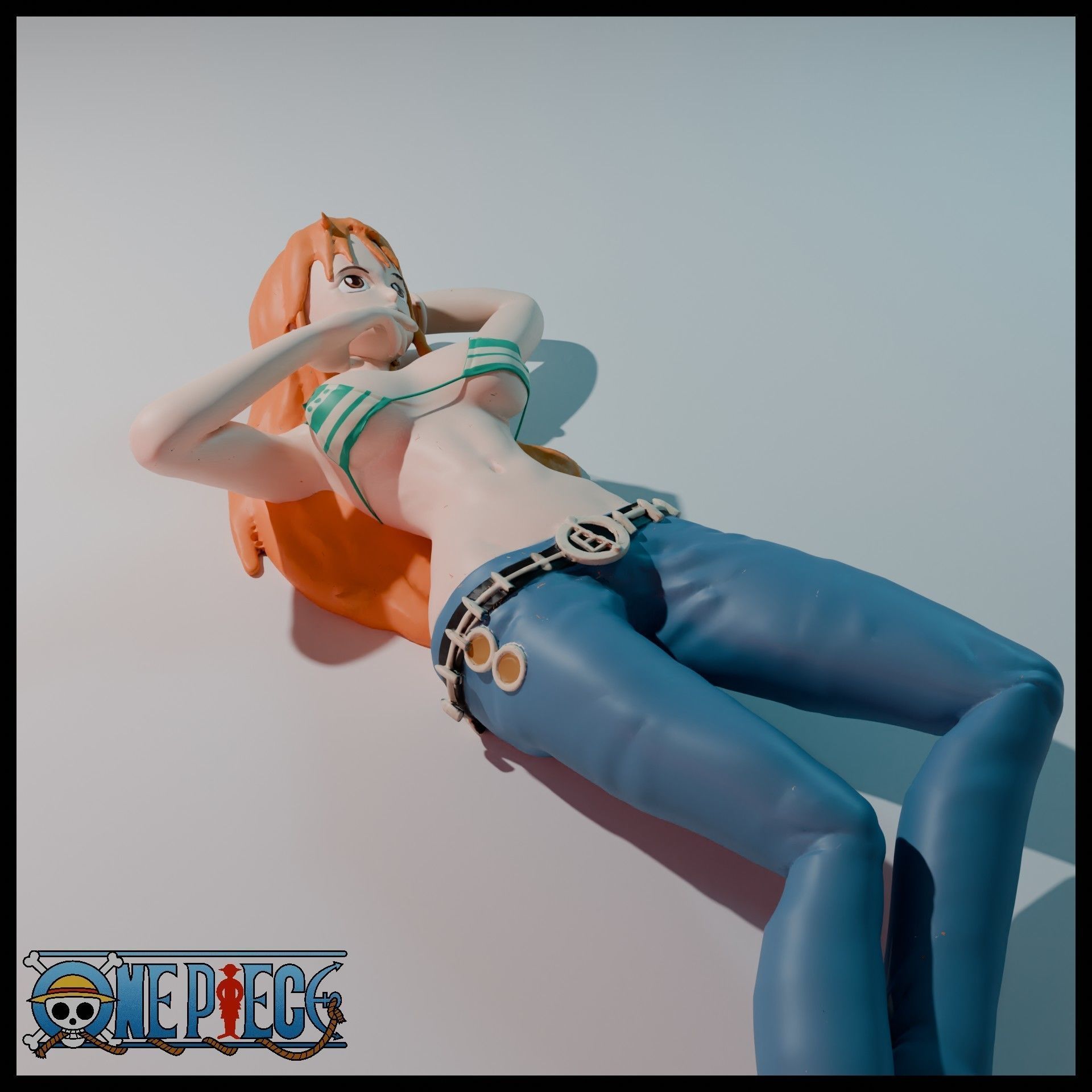 Nami the navigator - ONEPIECE figurine 3D model_6