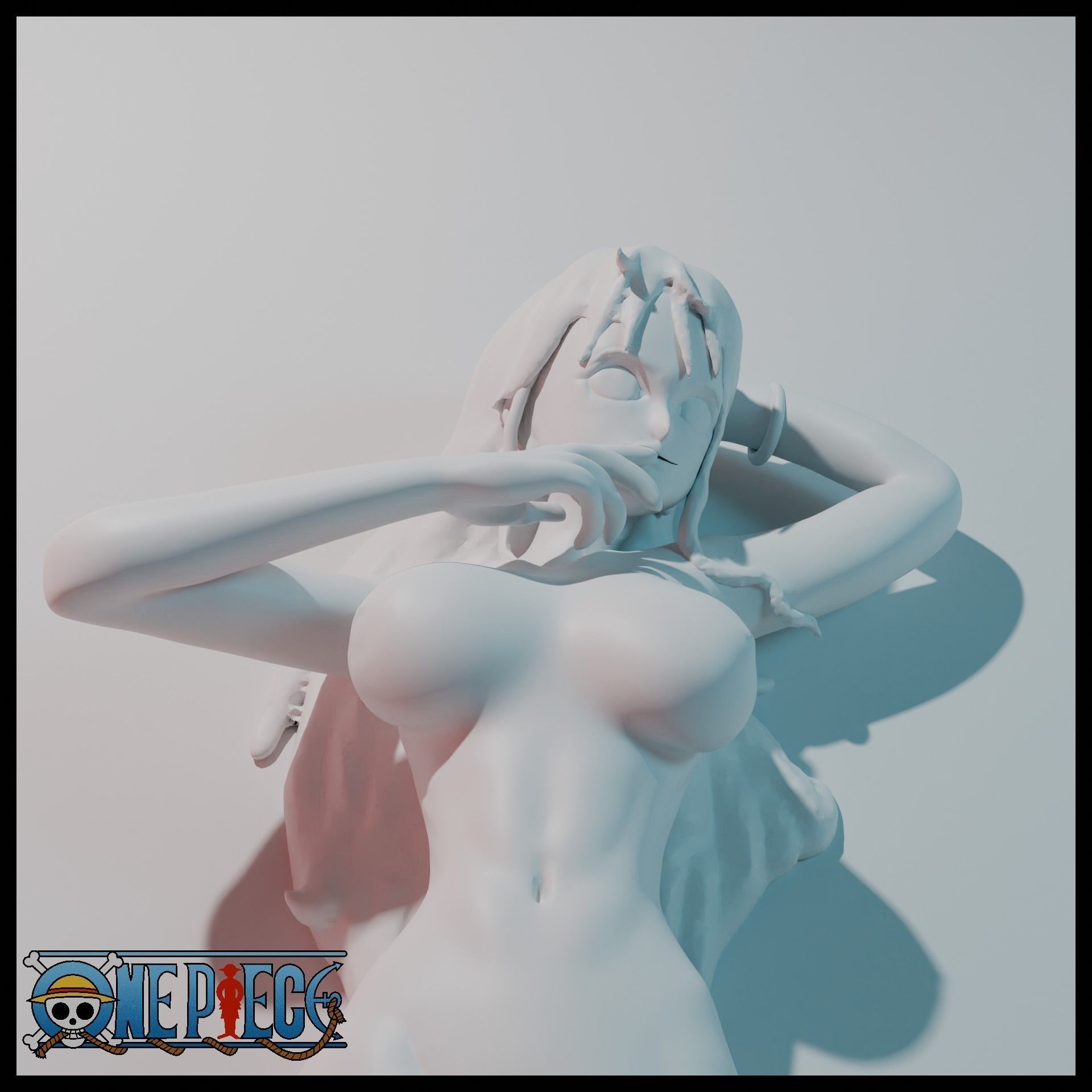 Nami the navigator - ONEPIECE figurine 3D model_23