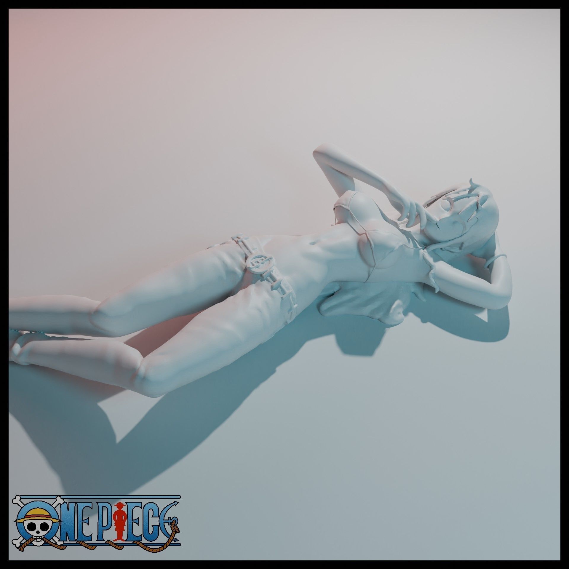 Nami the navigator - ONEPIECE figurine 3D model_16