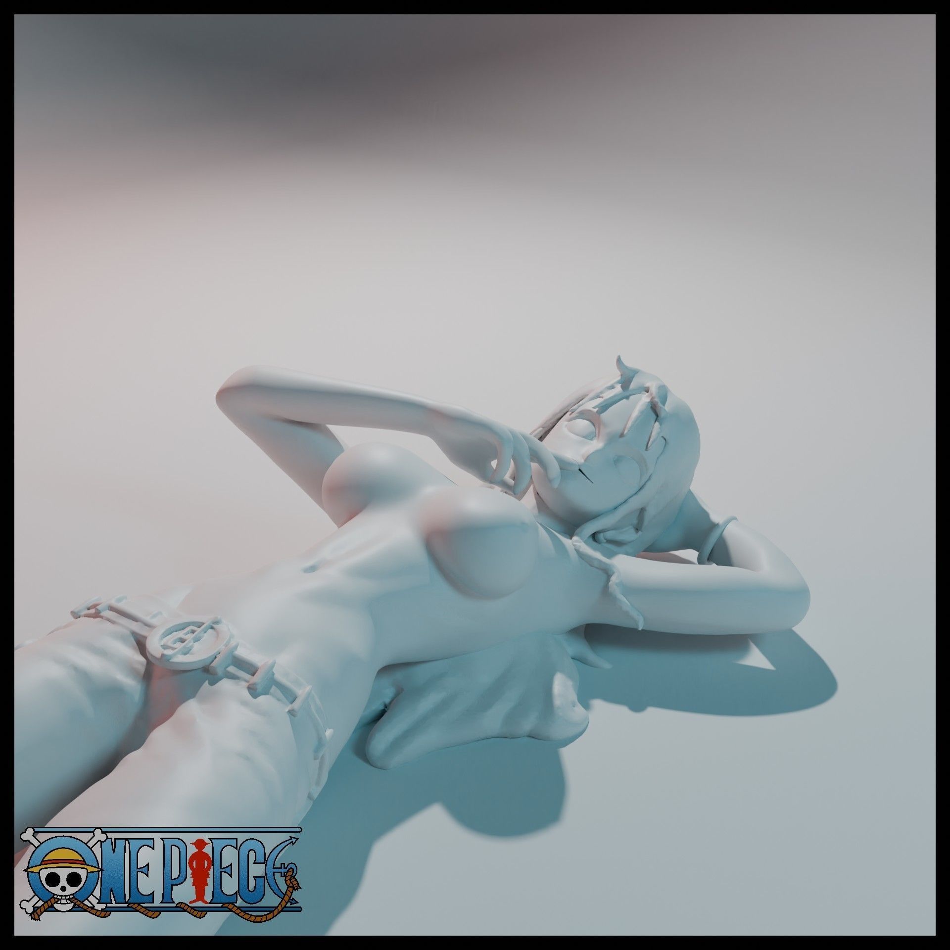 Nami the navigator - ONEPIECE figurine 3D model_24