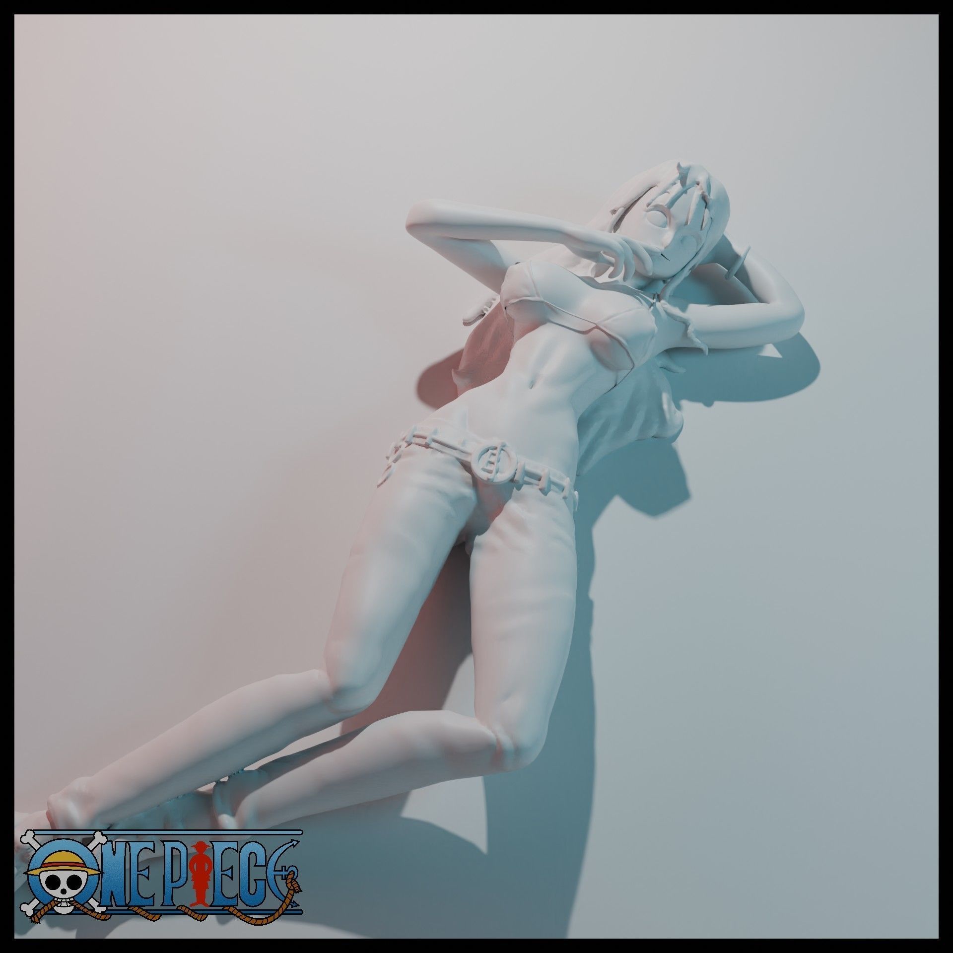 Nami the navigator - ONEPIECE figurine 3D model_15