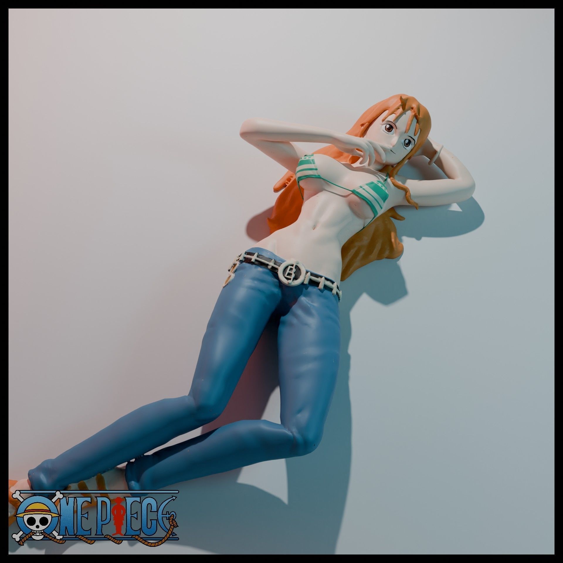 Nami the navigator - ONEPIECE figurine 3D model_1