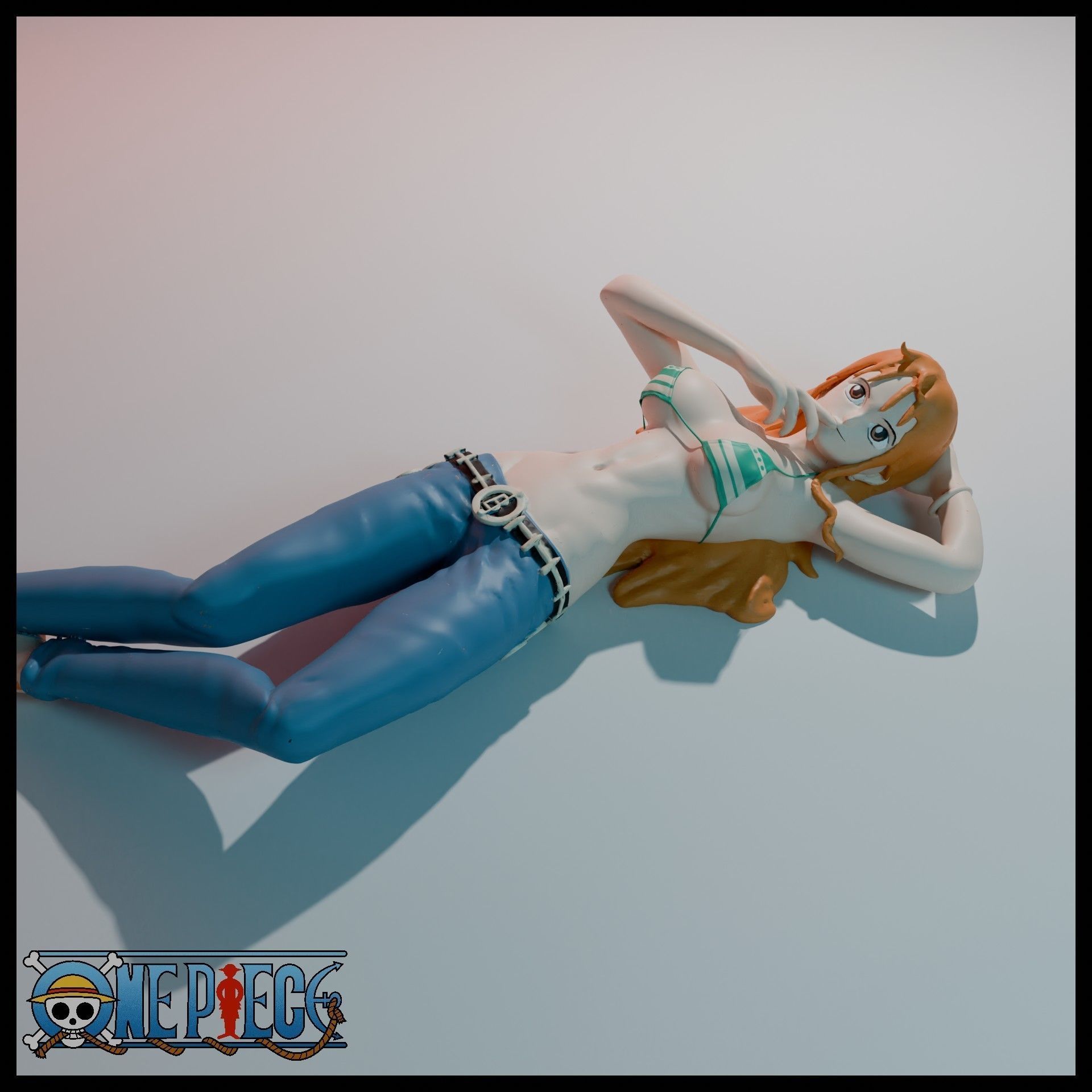 Nami the navigator - ONEPIECE figurine 3D model_2