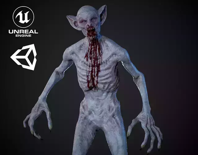 Vampire VOL1 Game Ready Low-poly 3D model