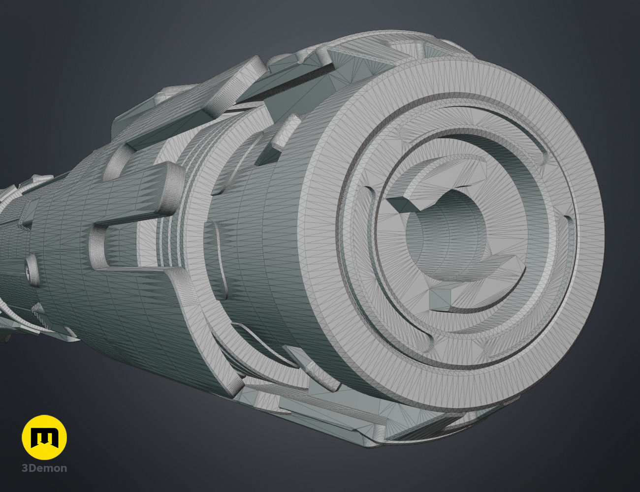 Ben Solo Lightsaber 3D print model_17