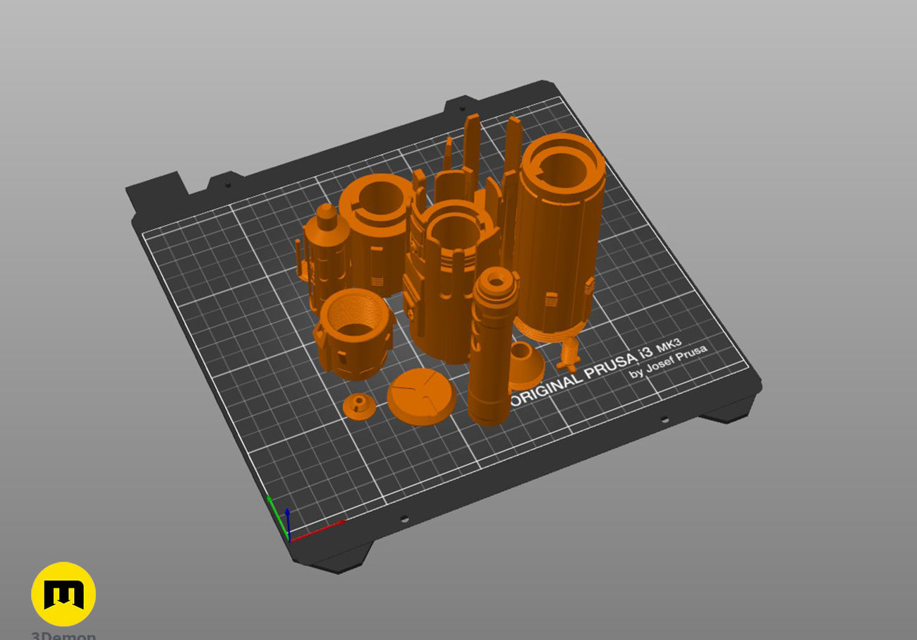 Ben Solo Lightsaber 3D print model_7