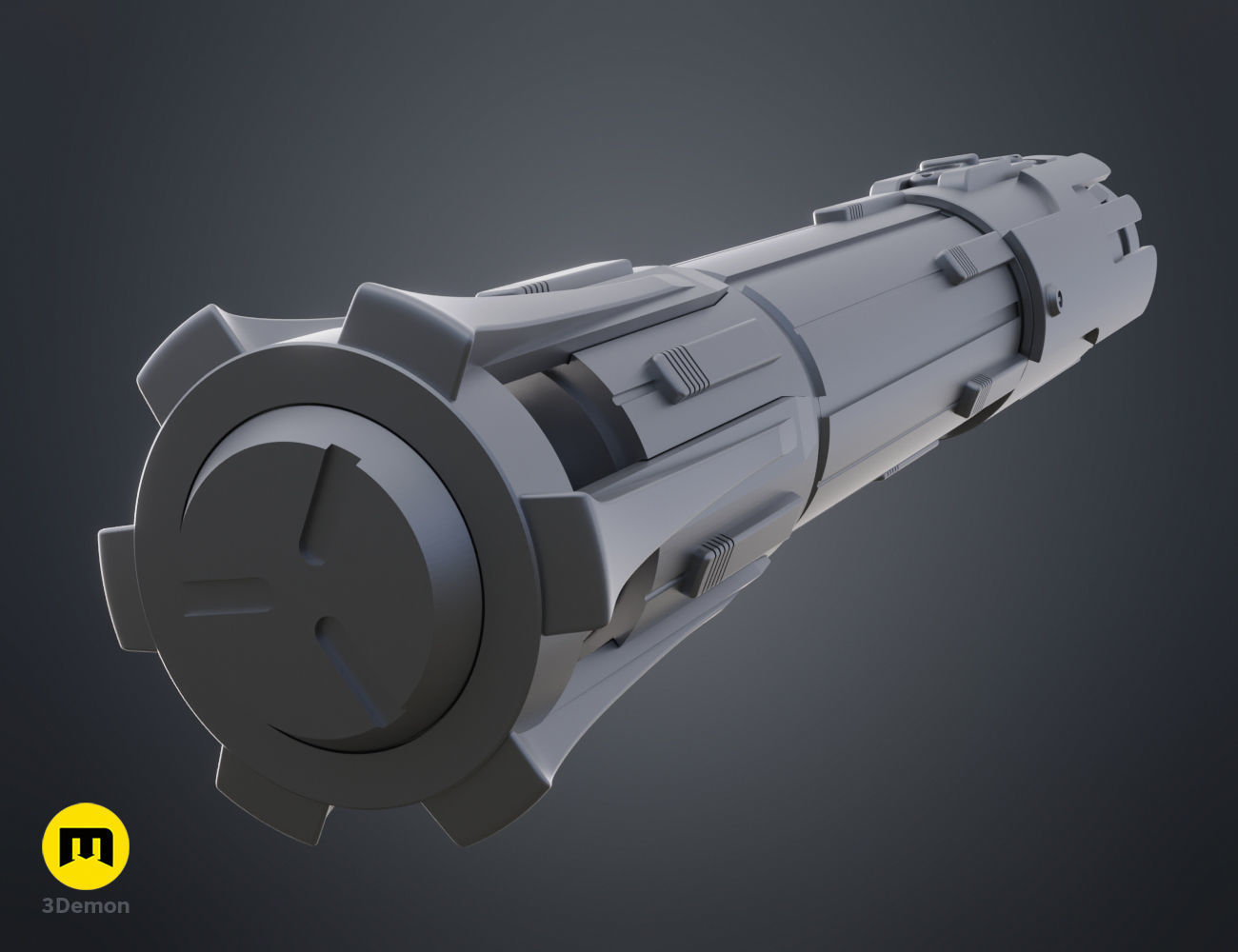 Ben Solo Lightsaber 3D print model_9