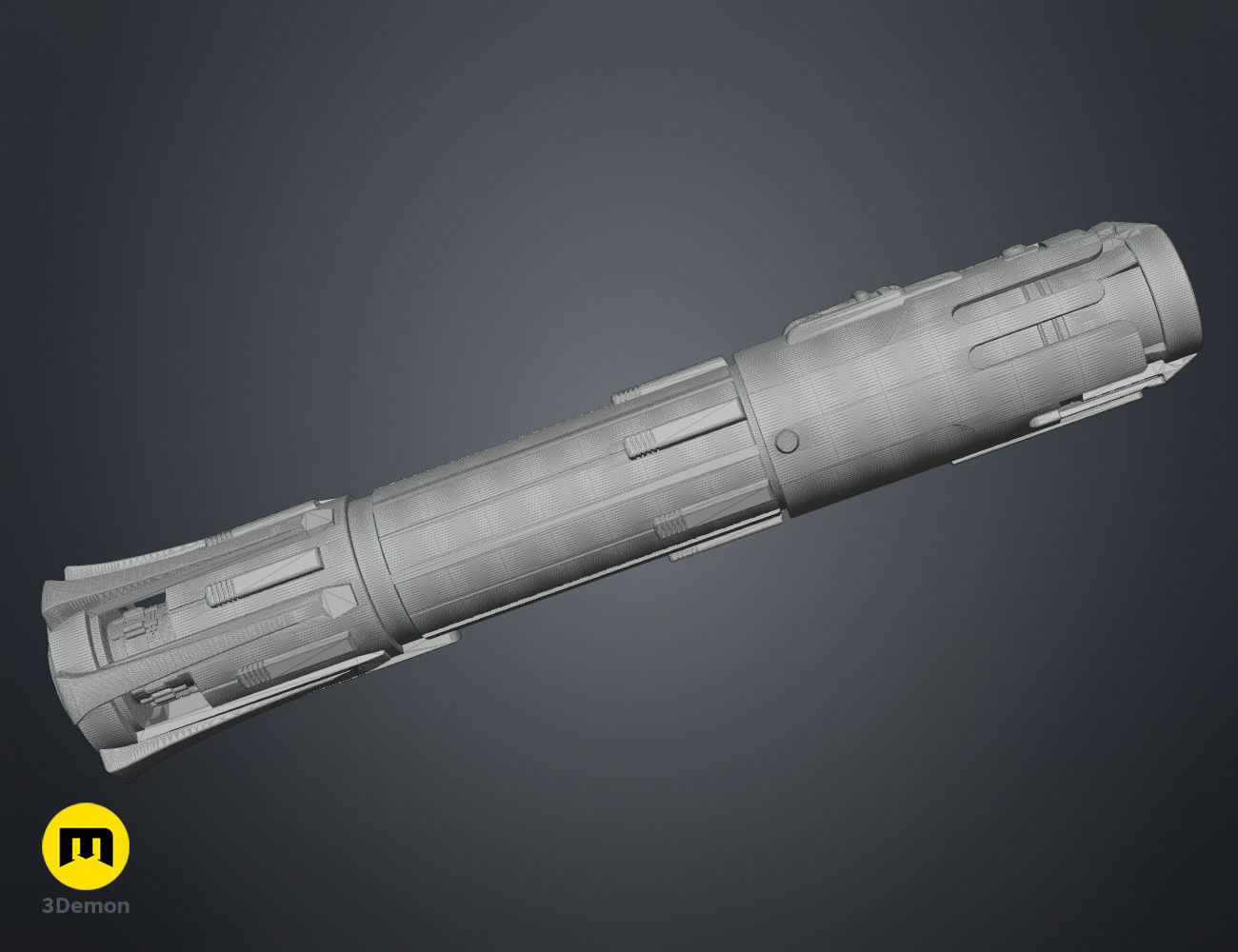 Ben Solo Lightsaber 3D print model_16