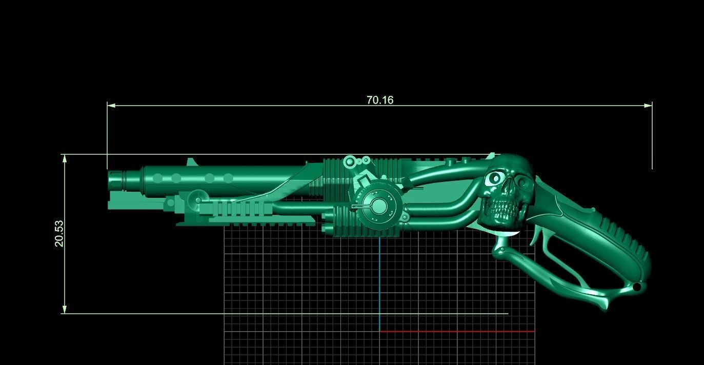 GUN JEWELRY  3D print model_6