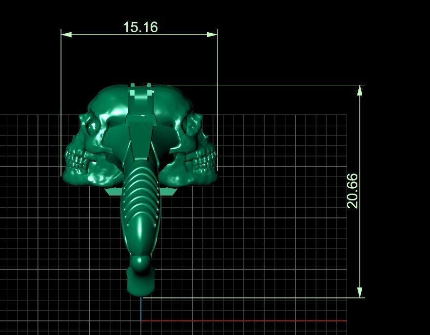 GUN JEWELRY  3D print model_8