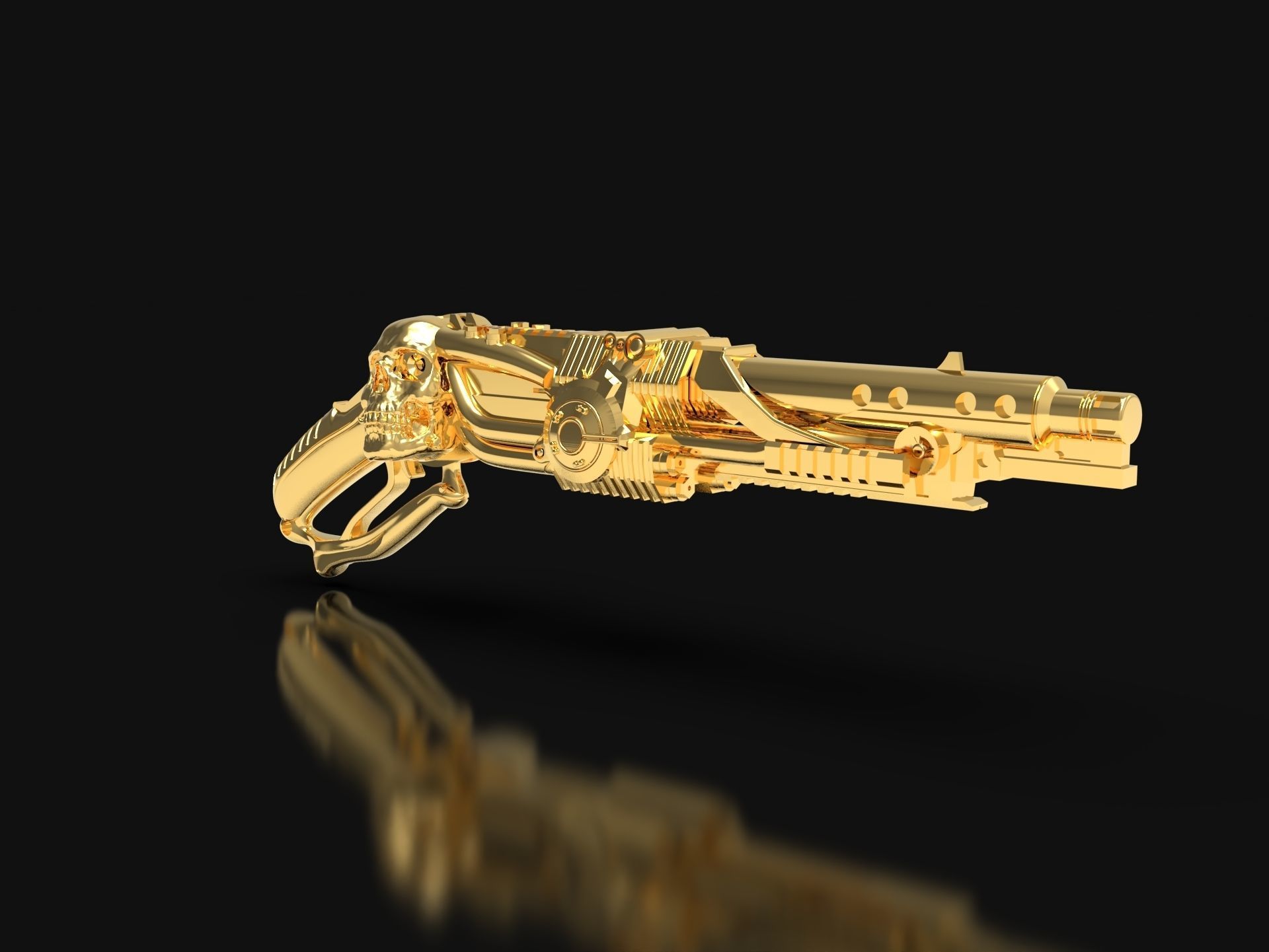 GUN JEWELRY  3D print model_5