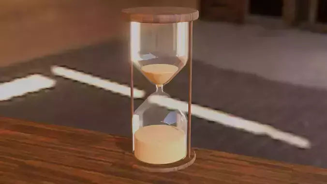 Hourglass PBR 3D model