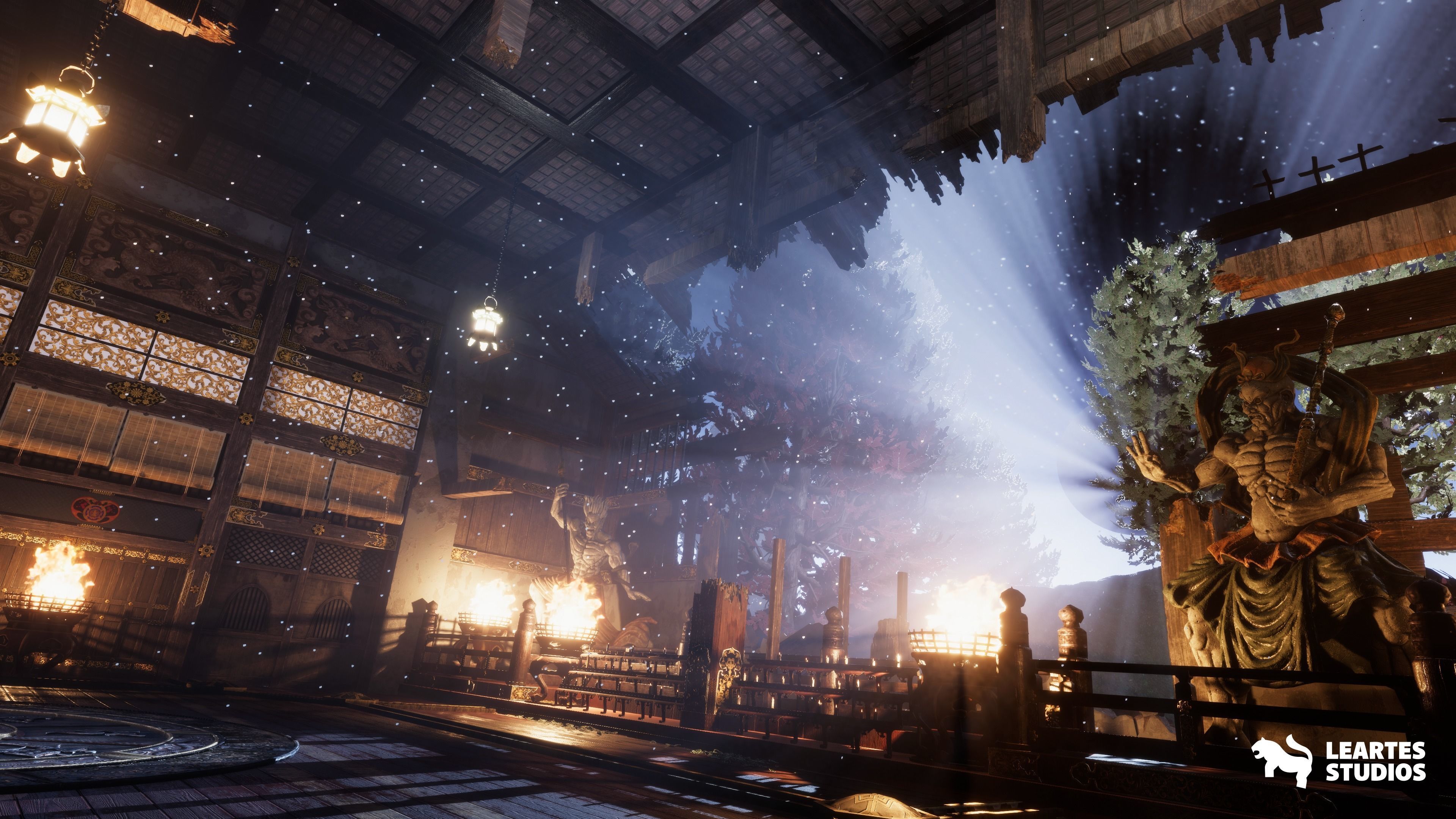 Fighting Stage Environment Low-poly 3D model_14