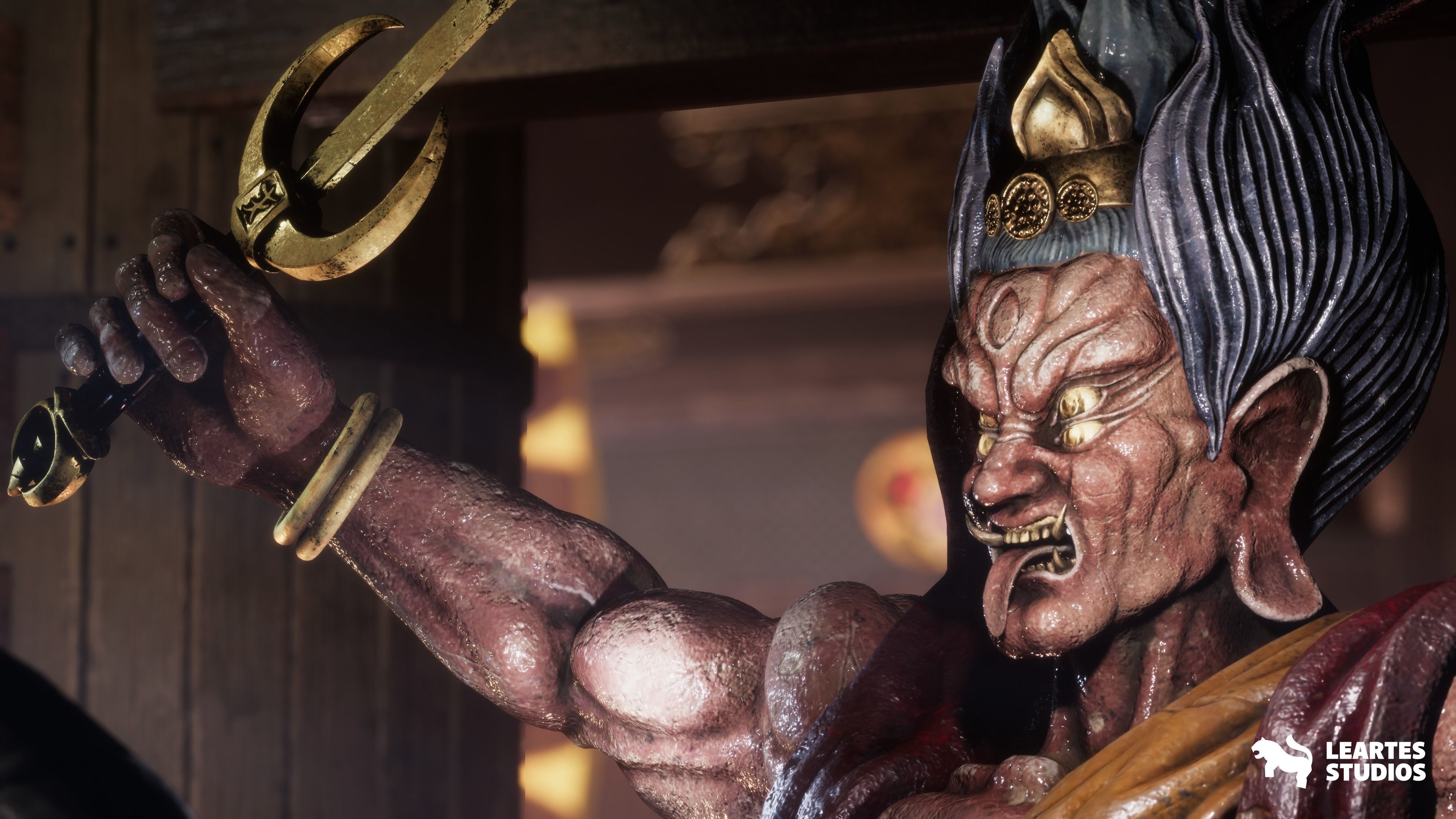 Fighting Stage Environment Low-poly 3D model_15