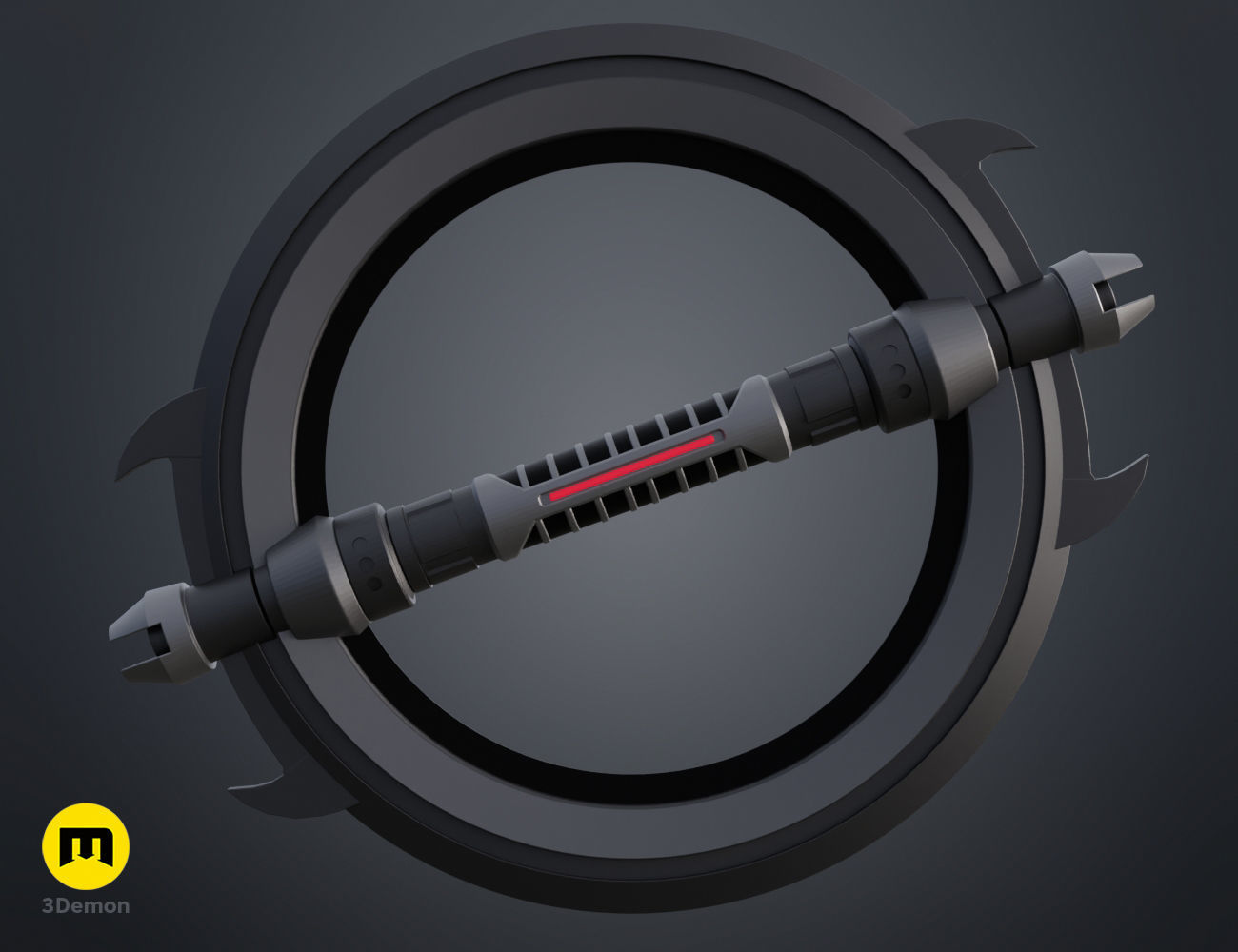 Grand Inquisitor Lightsaber - Clone Wars 3D print model_3