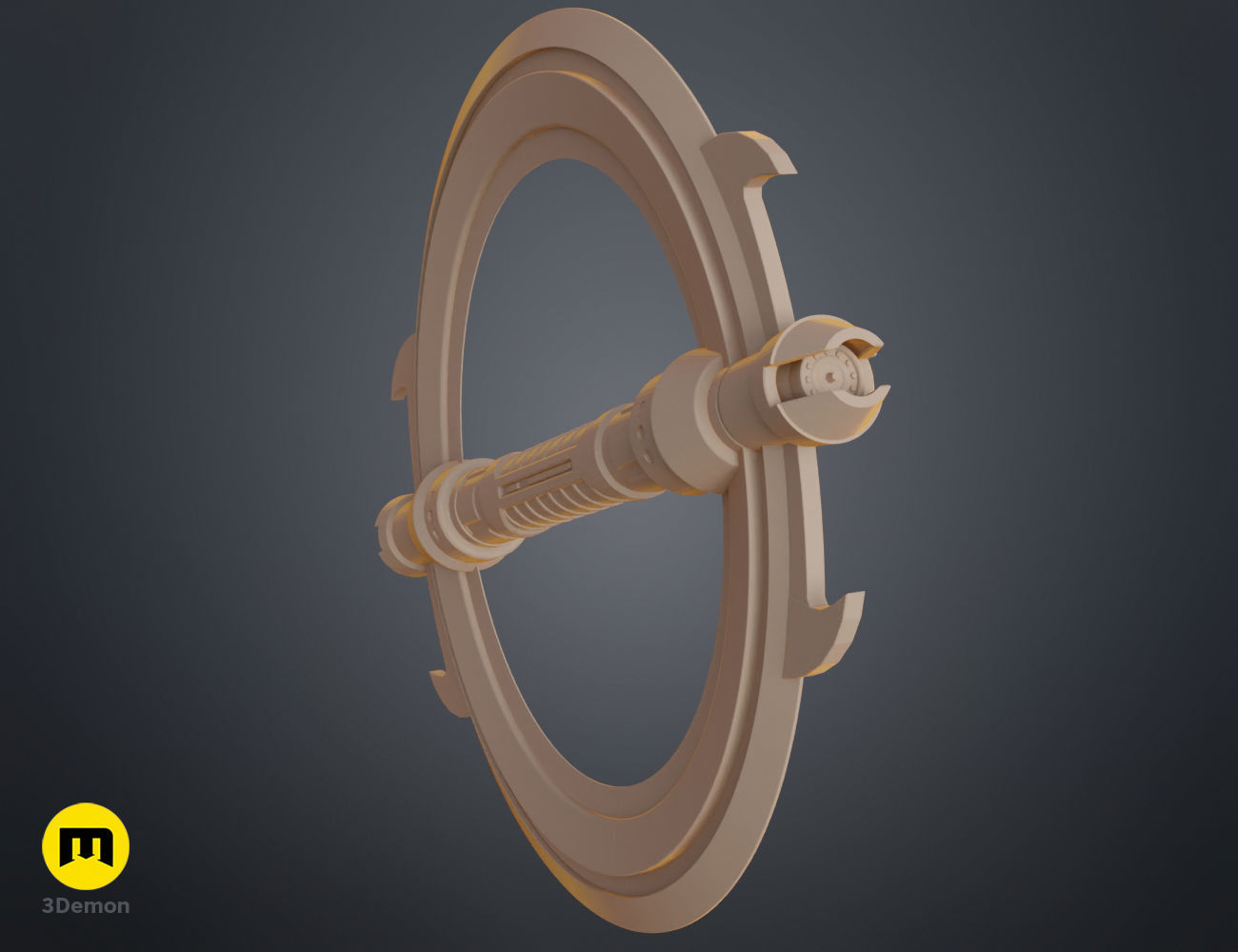 Grand Inquisitor Lightsaber - Clone Wars 3D print model_9