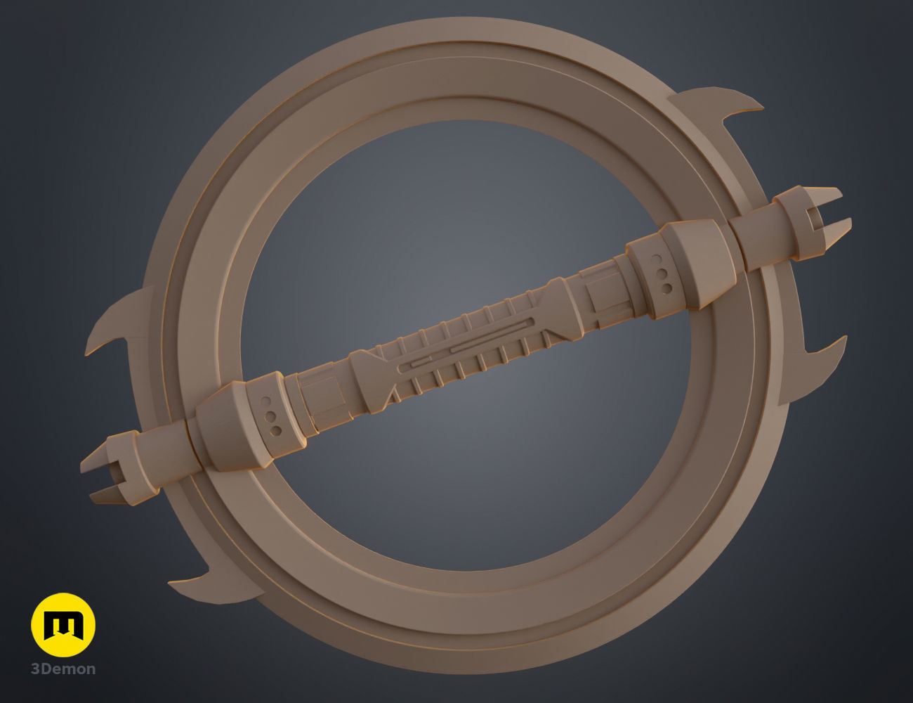 Grand Inquisitor Lightsaber - Clone Wars 3D print model_8