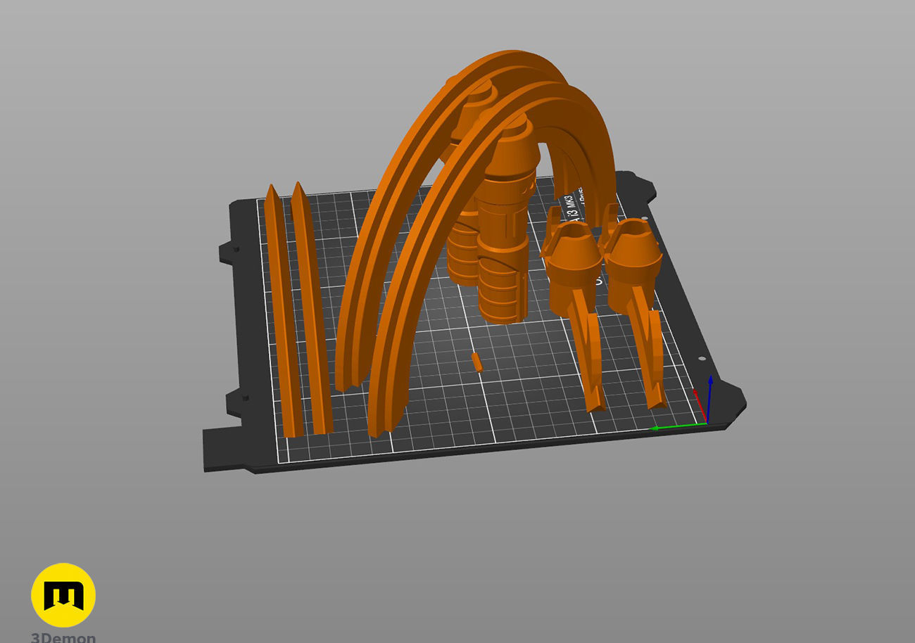 Grand Inquisitor Lightsaber - Clone Wars 3D print model_5