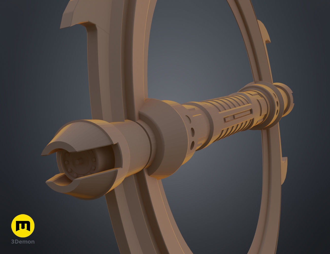 Grand Inquisitor Lightsaber - Clone Wars 3D print model_7