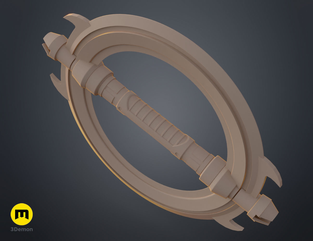 Grand Inquisitor Lightsaber - Clone Wars 3D print model_10