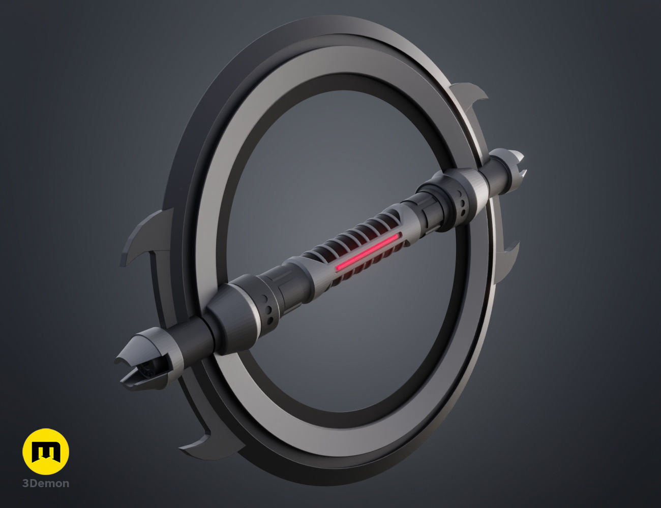 Grand Inquisitor Lightsaber - Clone Wars 3D print model_6