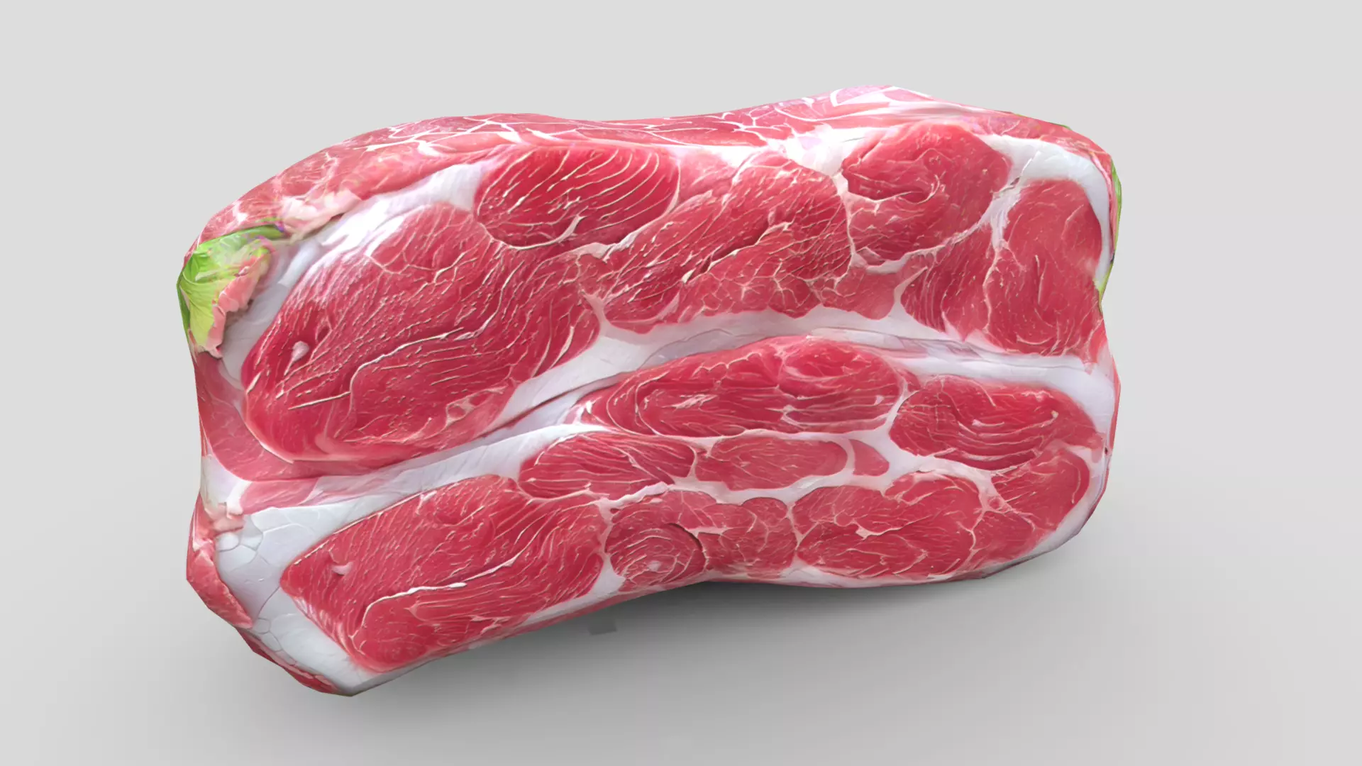 Raw Meat 4 Free low-poly 3D model