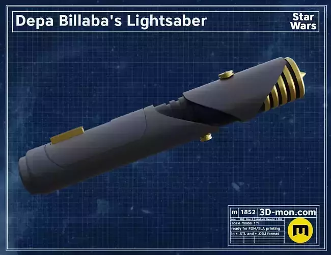 Depa Billaba lightsaber